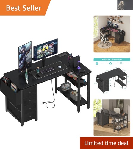 Modern shaped computer - l-shaped,