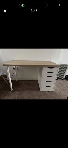 White computer desk with - white, 5