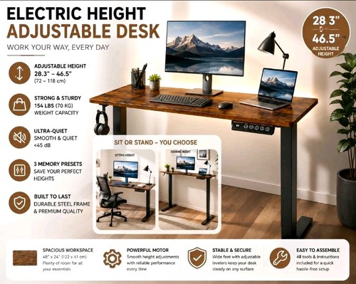 Electric standing desk - electric,