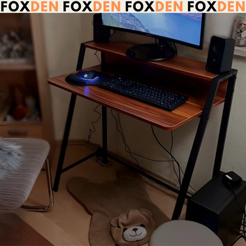 Tier computer desk - 2-tier,