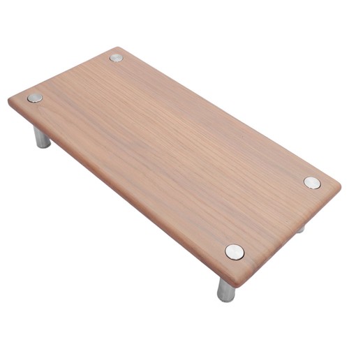 Ergonomic wooden monitor riser - ergonomic,