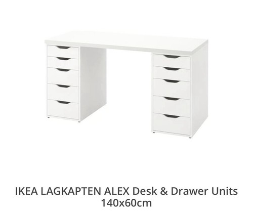 White ikea lagkapten alex - white,