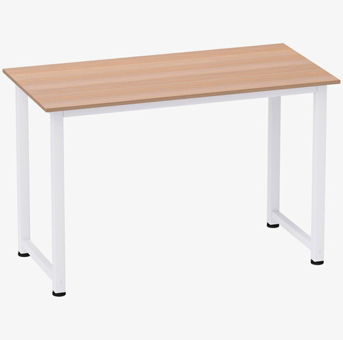 White frame computer - white,