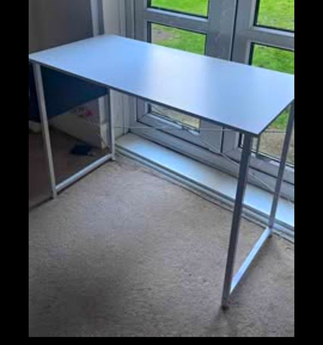 White computer desk - white,